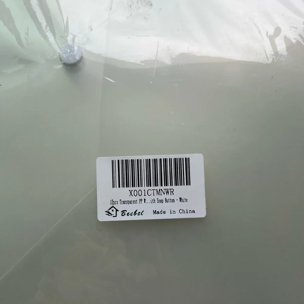 Clear Plastic Document Folders Set